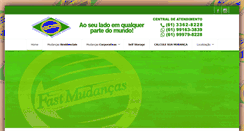 Desktop Screenshot of fastmudancas.com.br